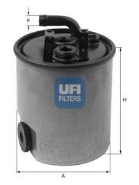2400500 UFI Filtr paliwa