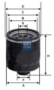 23.453.00 UFI filtr oleju