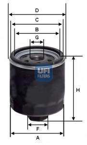 23.428.00 UFI filtr oleju