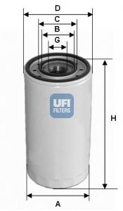 2330300 UFI Filtr oleju