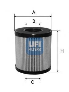 2506000 UFI Filtr oleju