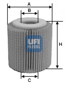 25.056.00 UFI filtr oleju