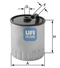 2442900 UFI Filtr paliwa