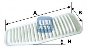 3050400 UFI Filtr powietrza