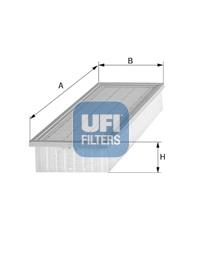 3046600 UFI Filtr powietrza