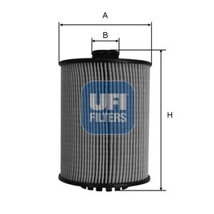 25.089.00 UFI filtr oleju