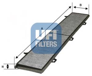 5415400 UFI Filtr kabiny