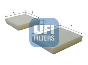 5314300 UFI Filtr kabiny