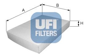 5313600 UFI Filtr kabiny