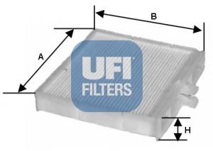 5310600 UFI Filtr kabiny