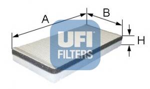 5316200 UFI Filtr kabiny