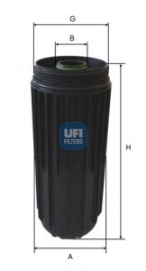 6508700 UFI Filtr oleju