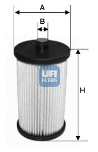 2605700 UFI Filtr paliwa