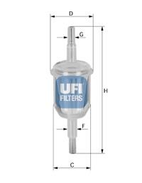 Filtr paliwa Caterpillar 1G7206 cena, od 2,43 USD