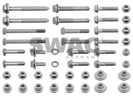 Śruba mocowania przedniego wahacza, zestaw 32924804 Swag
