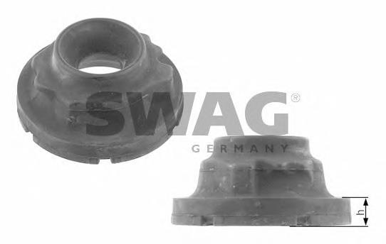 Pierścień gumowy sprężyny tylnej górny Swag 30926620