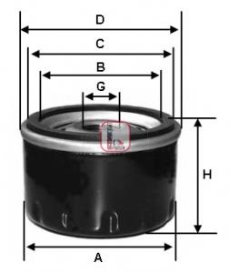 S3257R Sofima filtr oleju