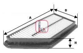 S3337A Sofima filtr powietrza