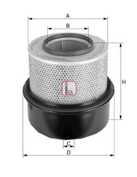 Filtr powietrza Mercedes A0030949504 cena, od 64,28 USD