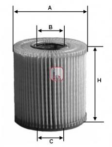 S 5106 PE Sofima filtr oleju