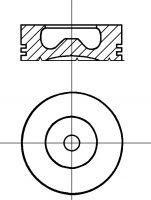 Tłok, komplet do jednego cylindru, STD Ford 1141403 cena, od 93,16 USD