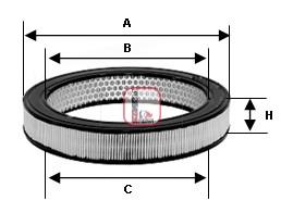 Filtr powietrza Ford 6132769 cena, od 10,20 USD