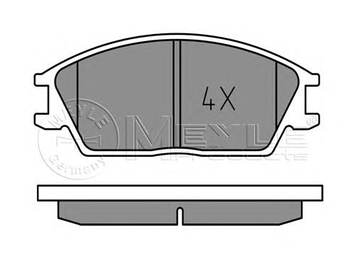 SP1047 Hyundai/Kia klocki hamulcowe przednie tarczowe