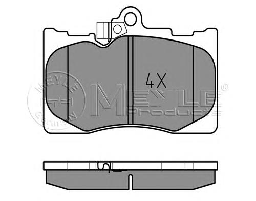 446530410 Toyota klocki hamulcowe przednie tarczowe