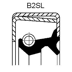 Uszczelniacz piasty przedniej do Mercedes E (S124)