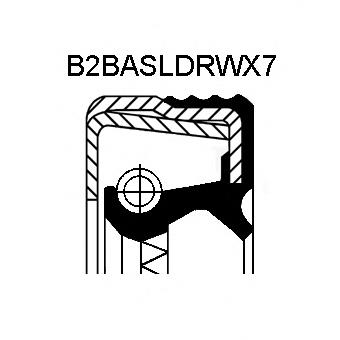 Uszczelniacz piasty tylnej Iveco 40100463 cena, od 5,48 USD