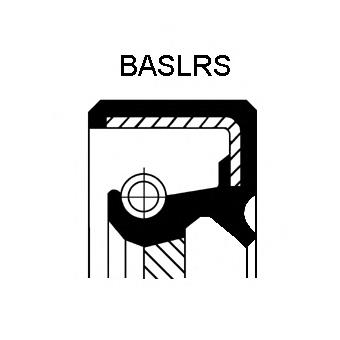 OS322 FAI uszczelniacz wału korbowego silnika tylny