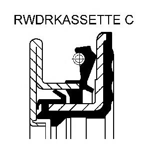 Uszczelniacz piasty tylnej MAN 81965030171 cena, od 55,30 USD