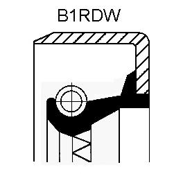  Uszczelniacz końcówki reduktora mostu tylnego Iveco Daily 4