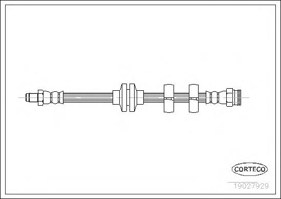 Przewód hamulcowy przedni Fiat/Alfa/Lancia 71736924 cena, od 13,83 USD