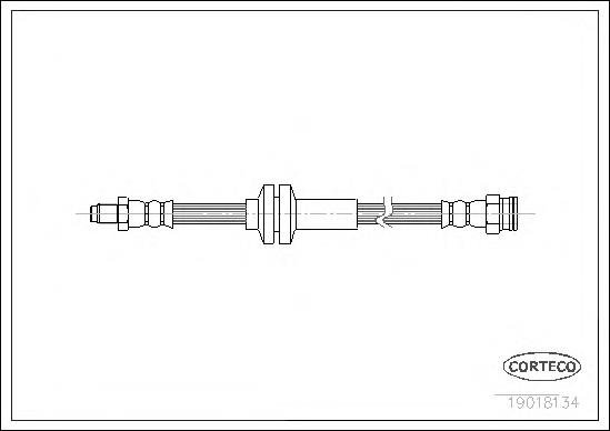 71736941 Fiat/Alfa/Lancia Przewód hamulcowy tylny