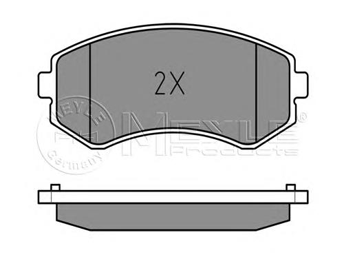 Klocki hamulcowe przednie tarczowe 44060VB190 Nissan/Infiniti