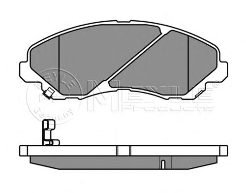 Klocki hamulcowe przednie tarczowe 4605A879 Mitsubishi