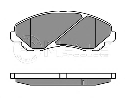 Do koszyka 4605A879 Mitsubishi Klocki hamulcowe przednie tarczowe