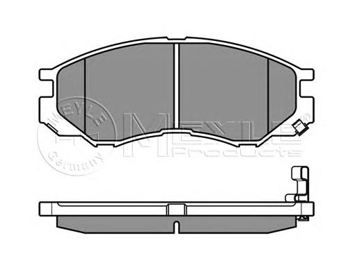 Klocki hamulcowe przednie tarczowe Mitsubishi MZ690016