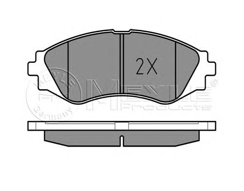 Klocki hamulcowe przednie tarczowe 96245178 General Motors