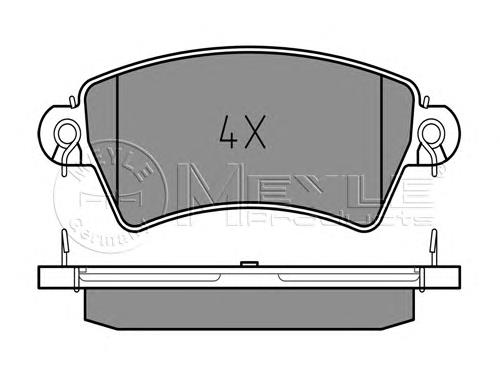 425229 Peugeot/Citroen Klocki hamulcowe przednie tarczowe