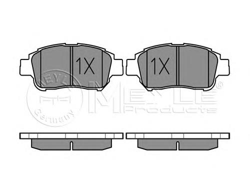Do koszyka 0446559010 Toyota Klocki hamulcowe przednie tarczowe
