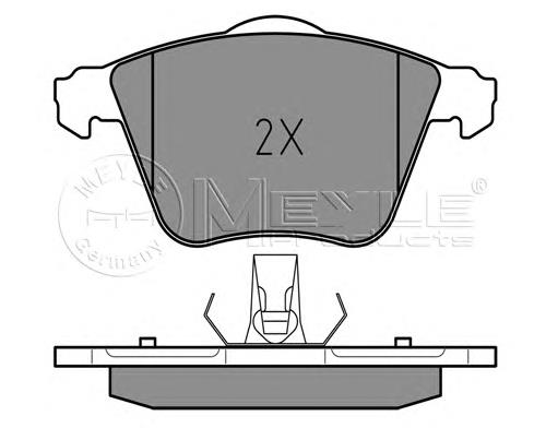 31317658 Volvo Klocki hamulcowe przednie tarczowe