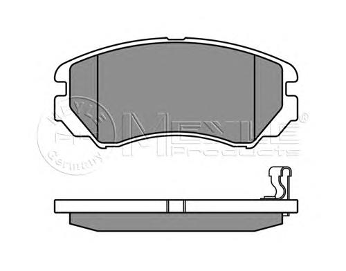 Klocki hamulcowe przednie tarczowe 581013CA80 Hyundai/Kia