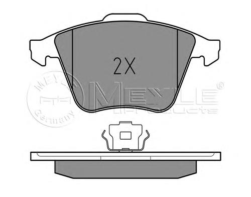 8J0698151F VAG Klocki hamulcowe przednie tarczowe