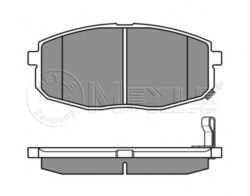 Klocki hamulcowe przednie tarczowe OK2FA3328Z Hyundai/Kia