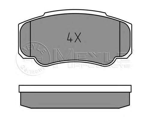 025 239 2120 Meyle okładziny (klocki do hamulców tarczowych tylne)