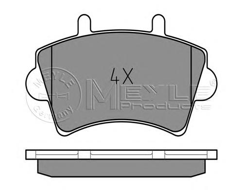 Do koszyka MBF015025 Mando Klocki hamulcowe przednie tarczowe