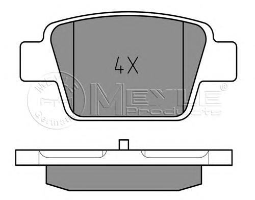 Okładziny (klocki) do hamulców tarczowych tylne Iveco 42576680 cena, od 16,95 USD