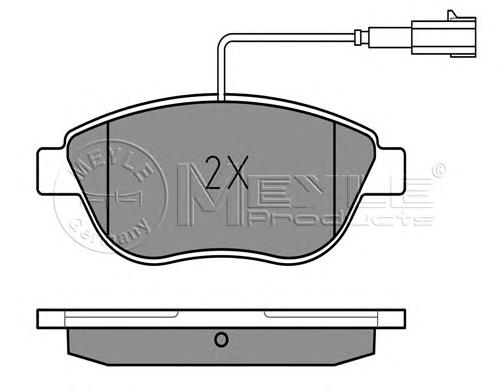 Klocki hamulcowe przednie tarczowe 71770080 Fiat/Alfa/Lancia